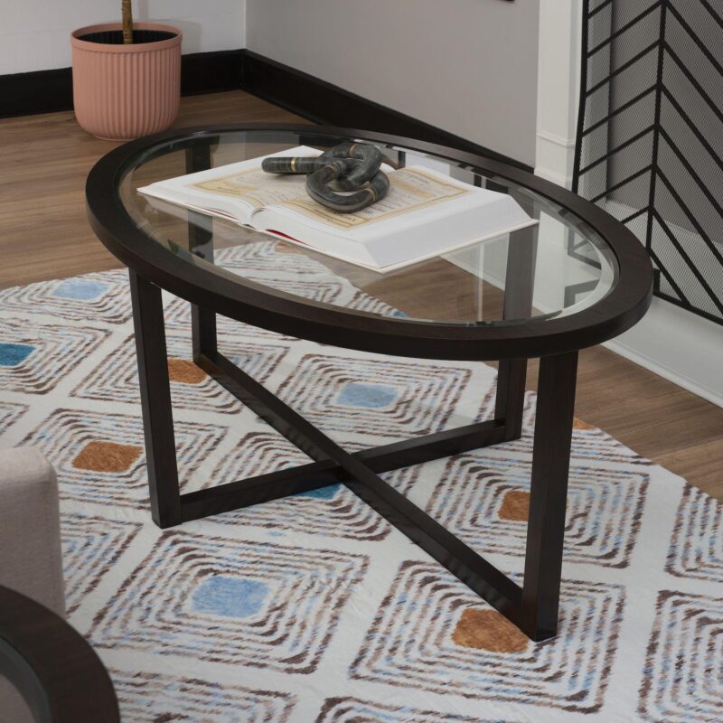 Linon Barnett Coffee And End Table 3-Piece Set - Image 6