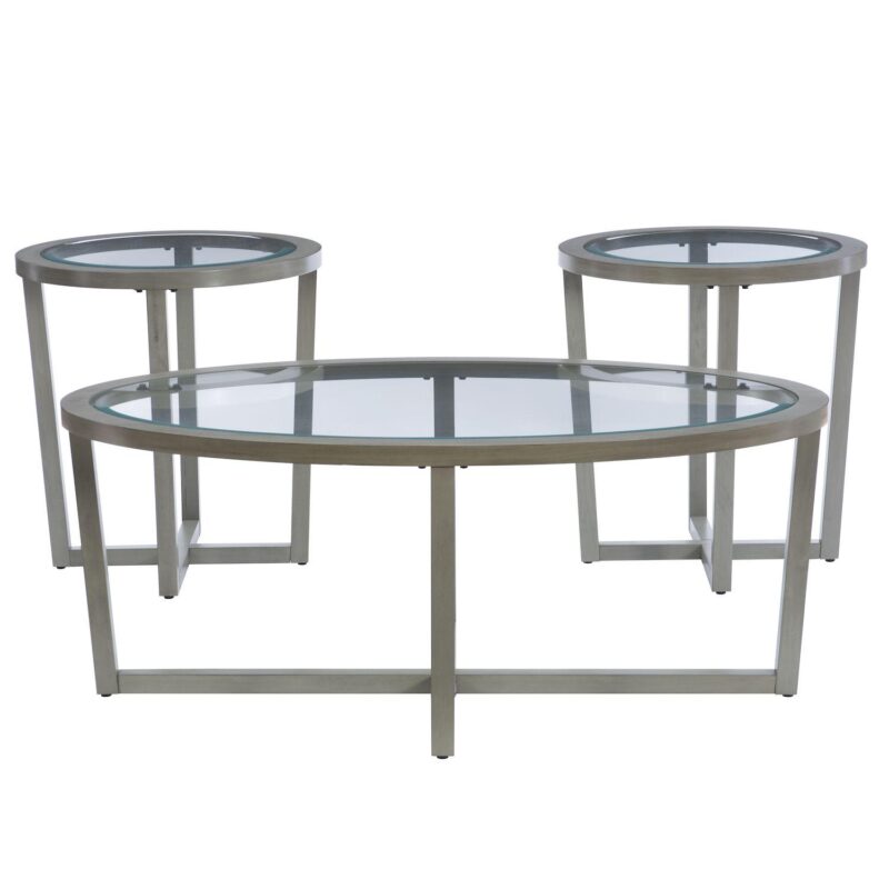 Linon Barnett Coffee And End Table 3-Piece Set - Image 11