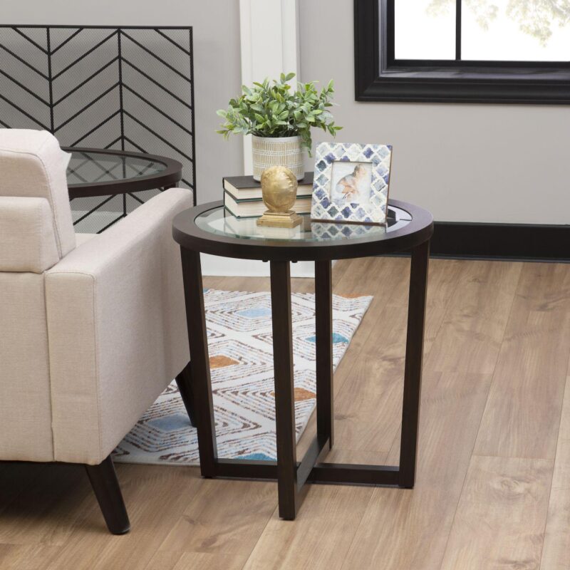 Linon Barnett Coffee And End Table 3-Piece Set - Image 4