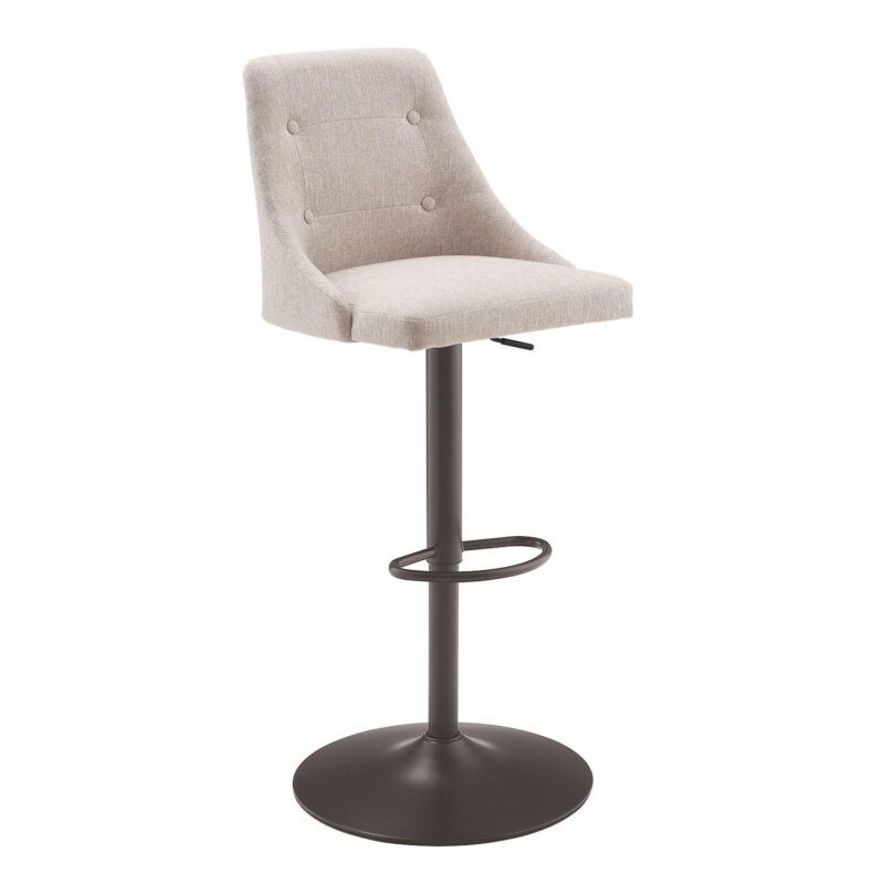 Linon Bellevue Adjustable Swivel Bar Stool - Image 4