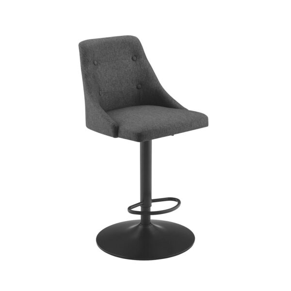 Linon Bellevue Adjustable Swivel Bar Stool