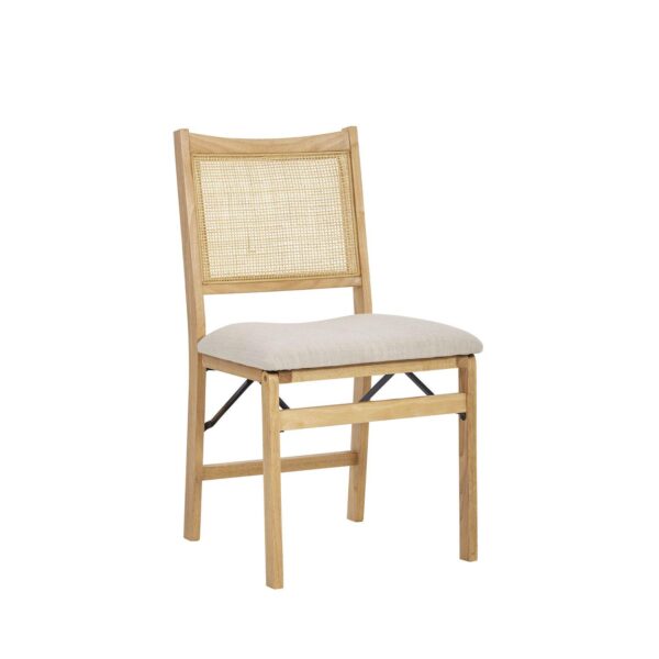 Linon Bina Cane Folding Dining Chair