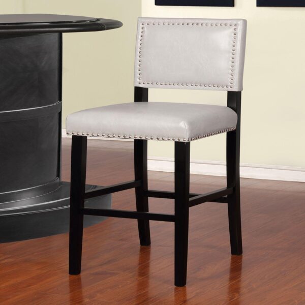 Linon Blake Faux-Leather Bar Stool