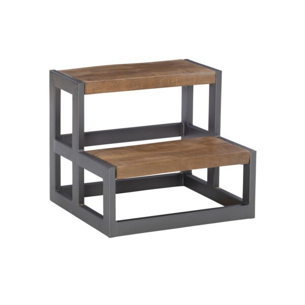 Linon Blythe Bed Step Stool Floor Decor