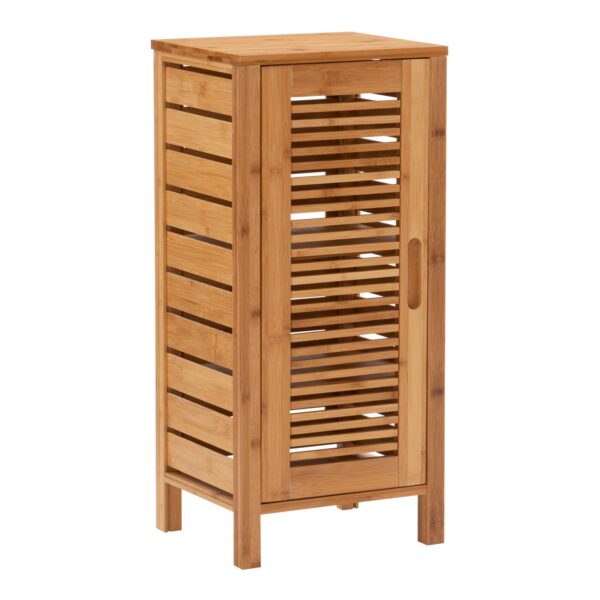 Linon Bracken Bamboo Floor Storage Cabinet