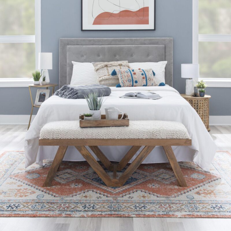 Linon Byan Upholstered Bench - Image 5