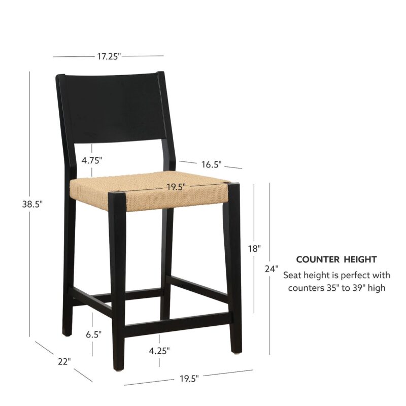 Linon Cadence Counter Stool 2-piece Set - Image 10