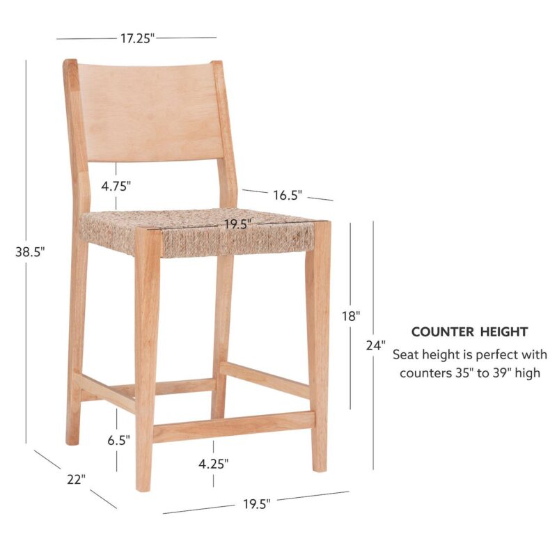 Linon Cadence Counter Stool 2-piece Set - Image 6