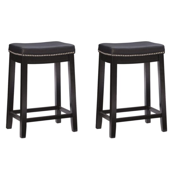 Linon Claridge Counter Stool 2-piece Set