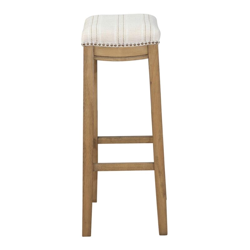 Linon Claridge Stripe Bar Stool - Image 4