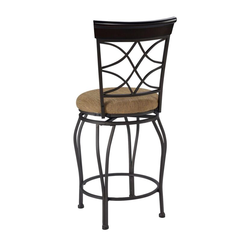 Linon Curves Swivel Counter Stool - Image 2