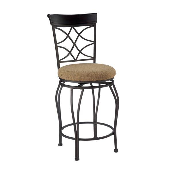 Linon Curves Swivel Counter Stool