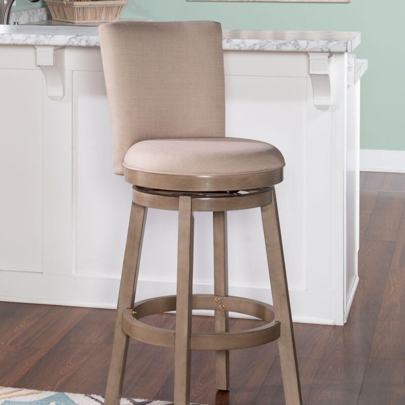 Linon Davis Swivel Bar Stool - Image 5