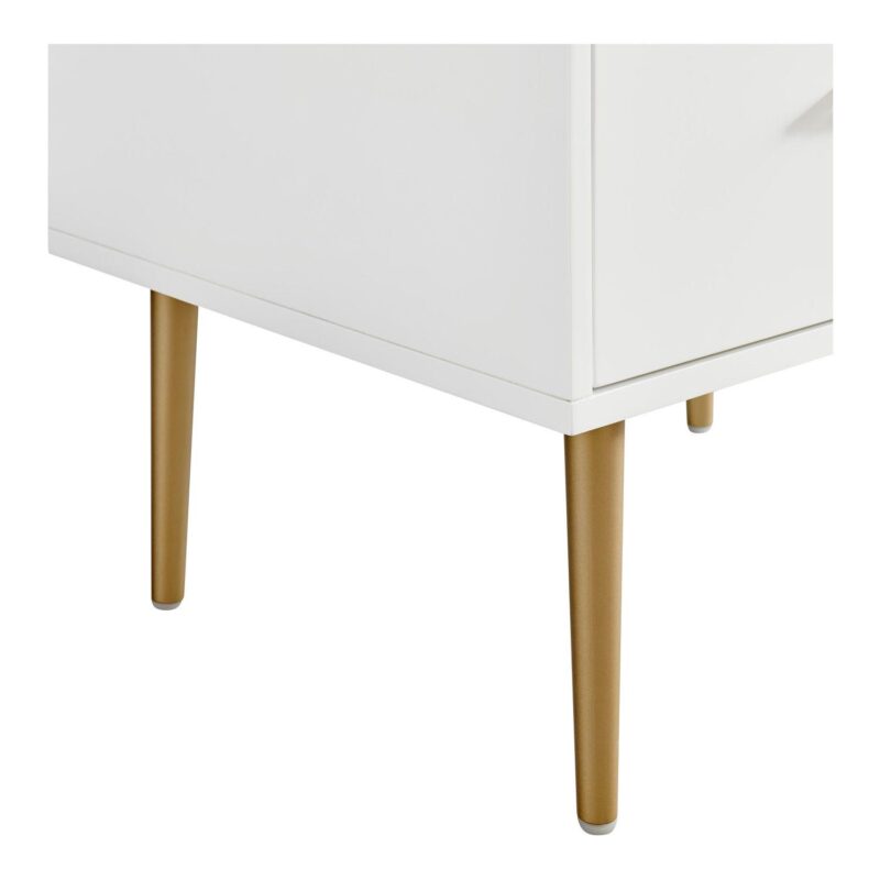 Linon Gloria Two Drawer Nightstand - Image 5