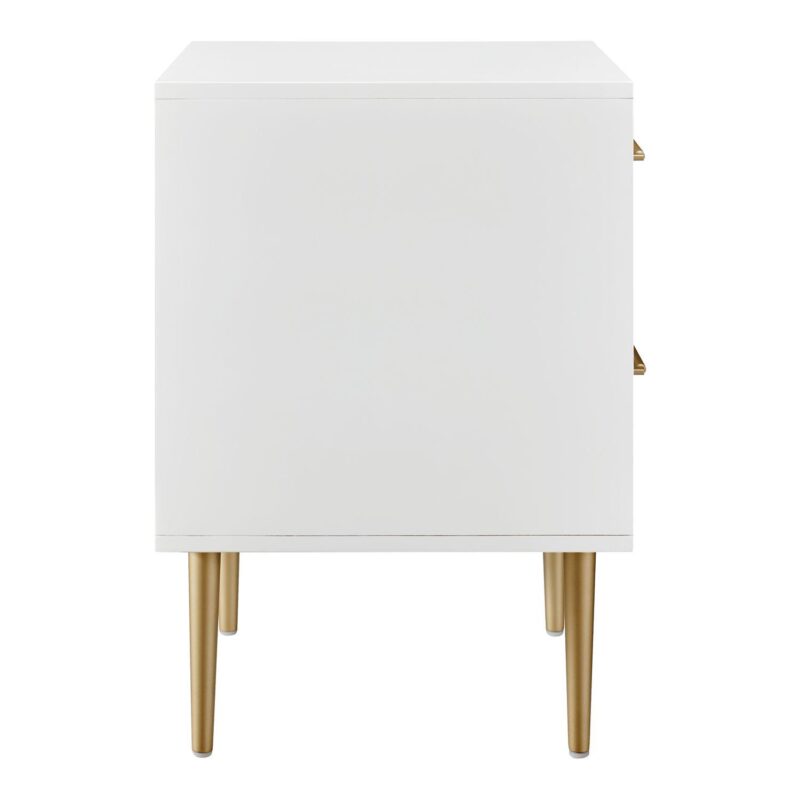 Linon Gloria Two Drawer Nightstand - Image 4