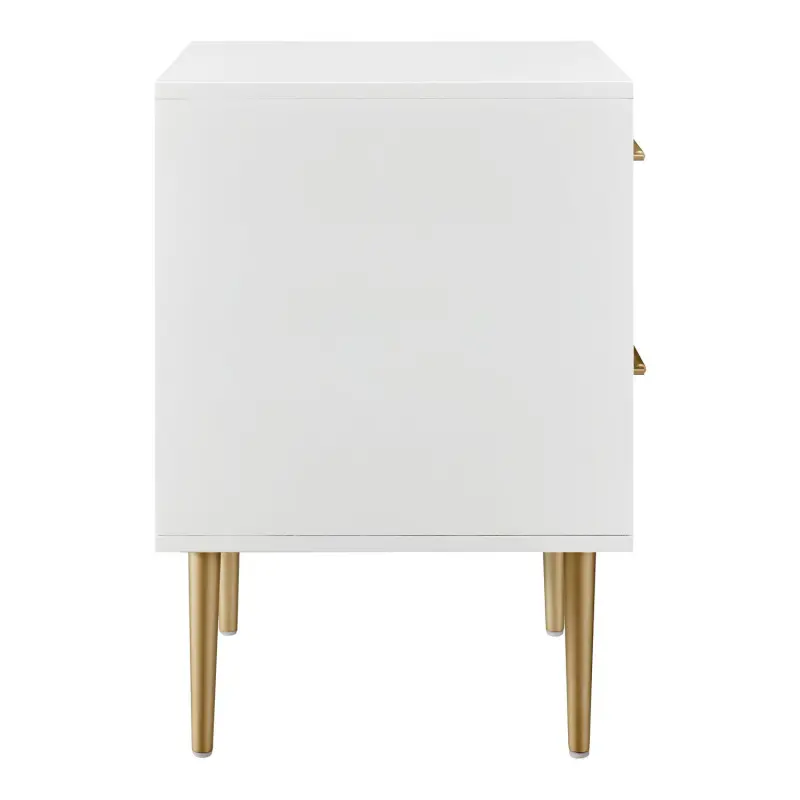 Linon Gloria Two Drawer Nightstand - Image 4