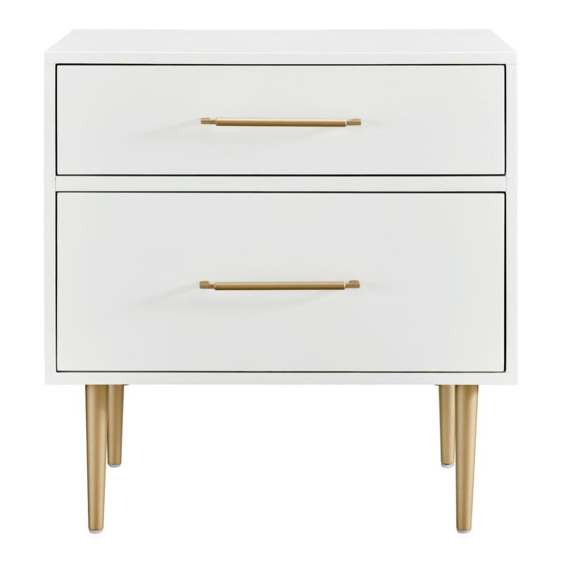 Linon Gloria Two Drawer Nightstand - Image 3
