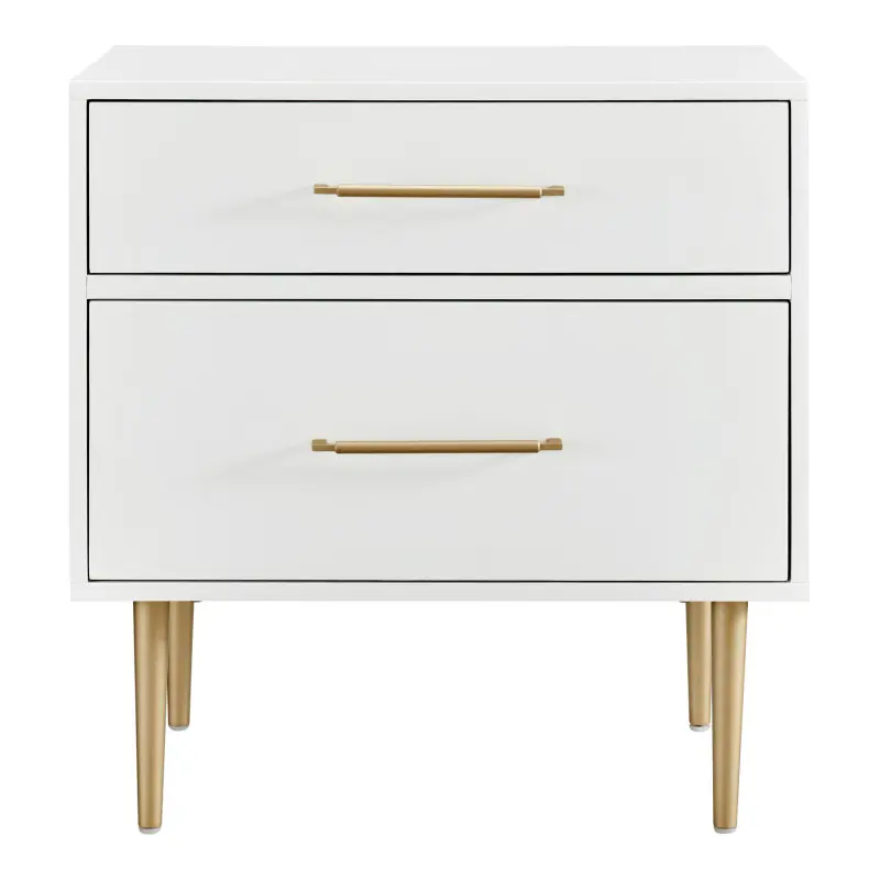 Linon Gloria Two Drawer Nightstand - Image 3