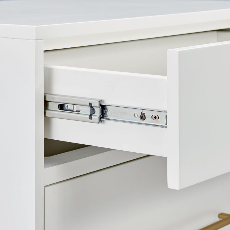 Linon Gloria Two Drawer Nightstand - Image 6