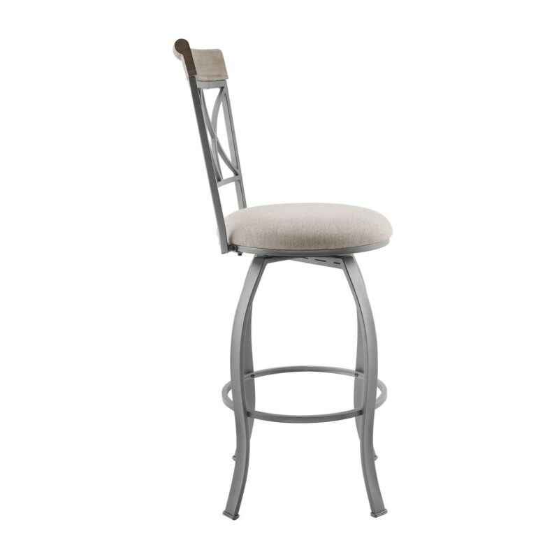 Linon Hamilton Swivel Bar Stool - Image 4