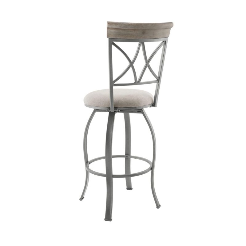 Linon Hamilton Swivel Bar Stool - Image 5