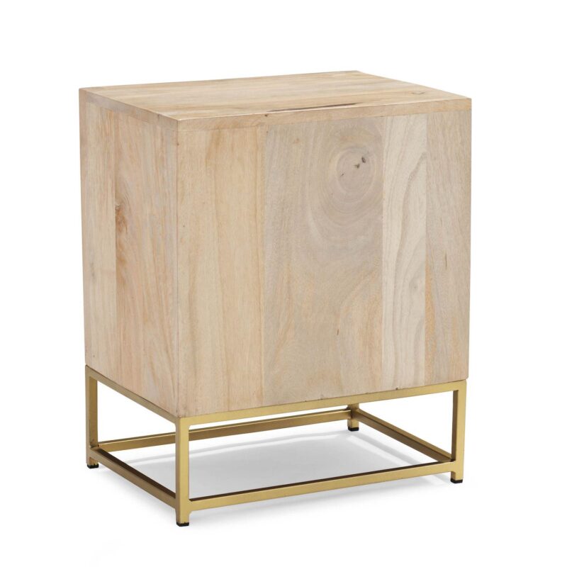 Linon Janie Rattan 2-Drawer Cabinet - Image 7