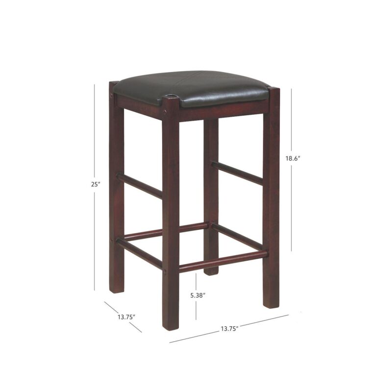 Linon Lancer Counter Stool 2-piece Set - Image 8