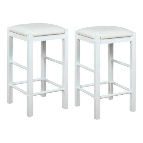 Linon Lancer Counter Stool 2-piece Set