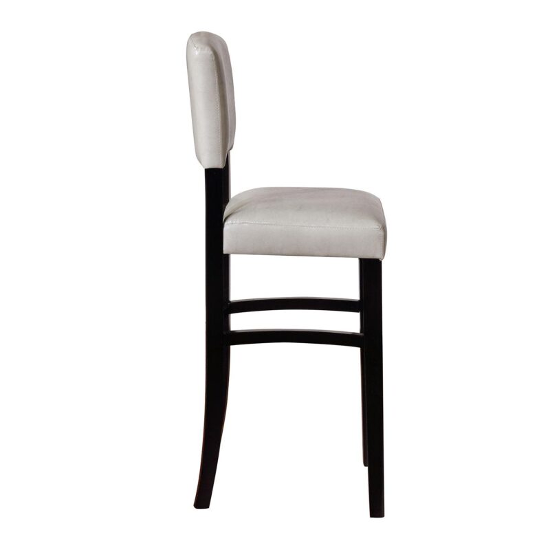 Linon Monaco Gray Bar Stool - Image 3