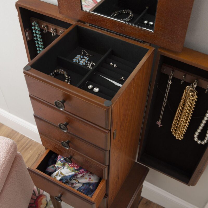 Linon Ollie Jewelry Armoire - Image 4