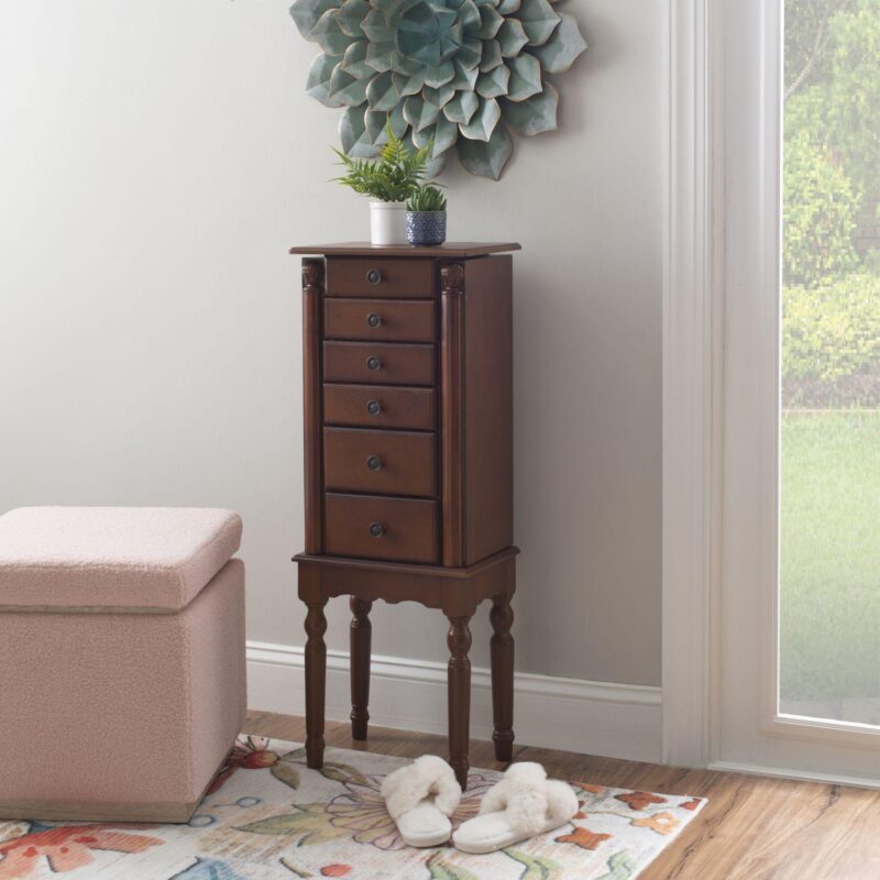 Linon Ollie Jewelry Armoire - Image 3
