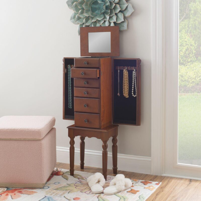 Linon Ollie Jewelry Armoire - Image 2