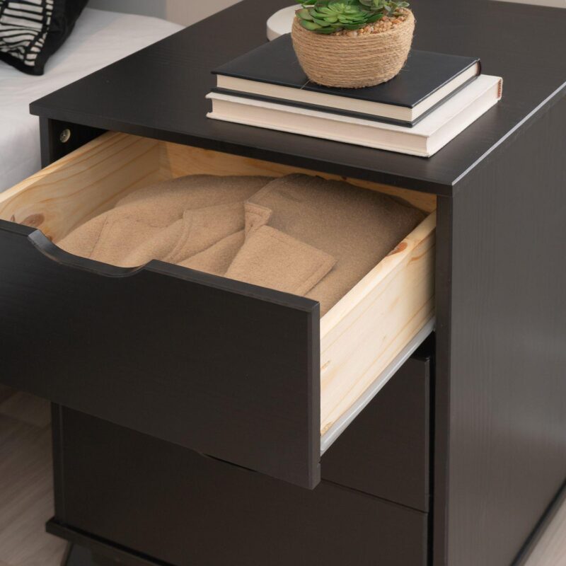Linon Polly 3-Drawer Nightstand - Image 5