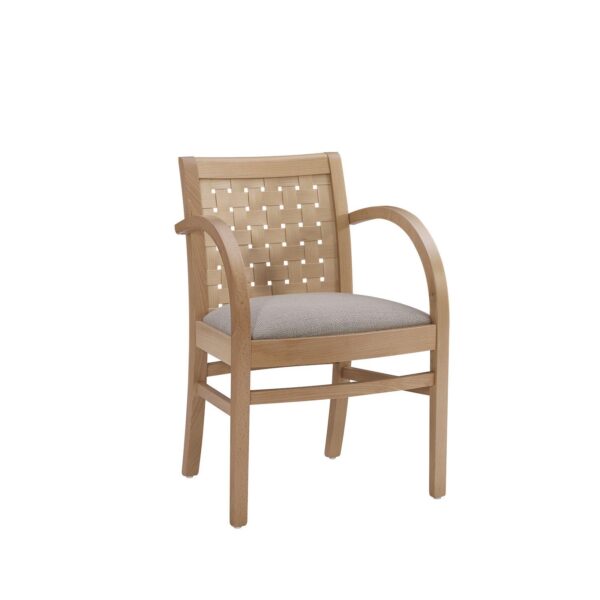 Linon Samantha Woven Arm Chair