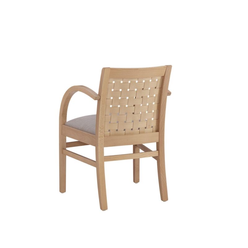 Linon Samantha Woven Arm Chair - Image 5