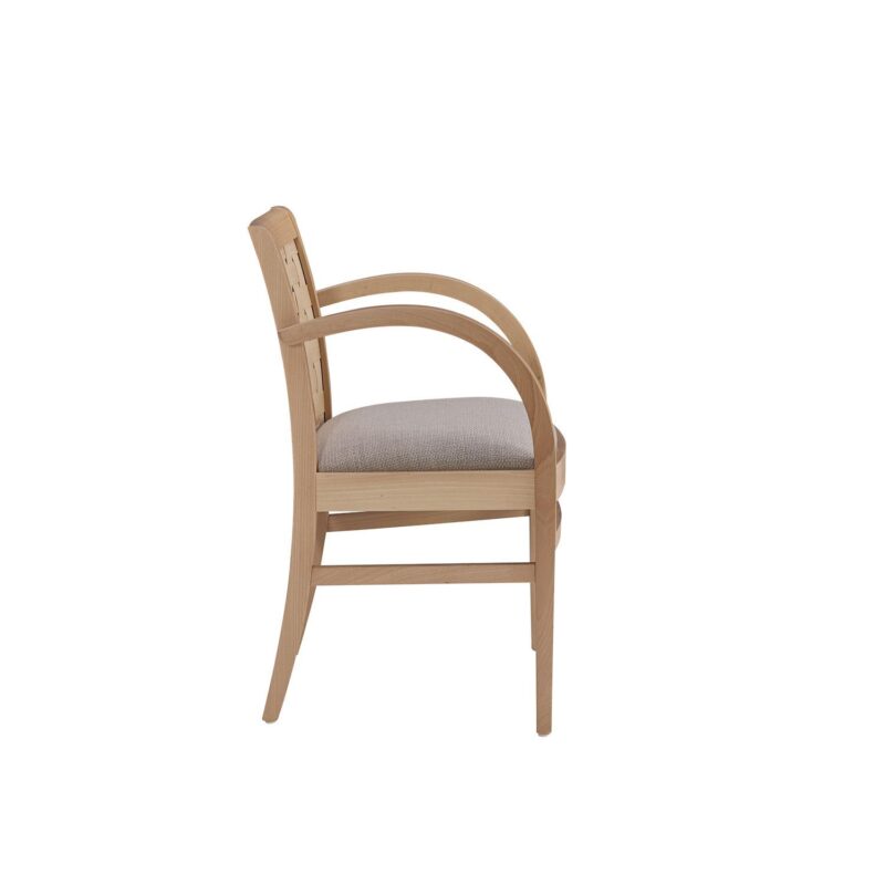 Linon Samantha Woven Arm Chair - Image 4