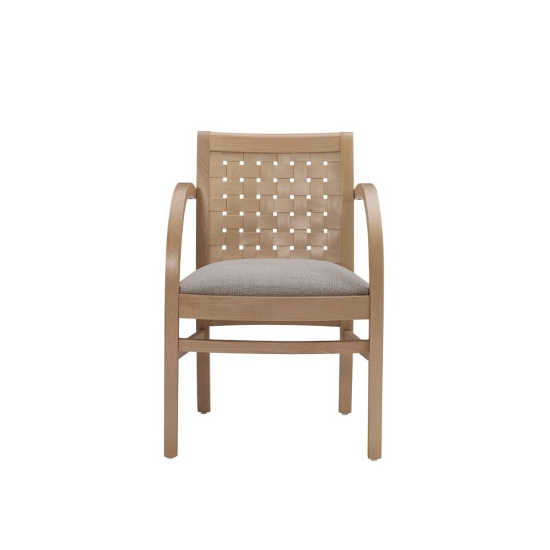 Linon Samantha Woven Arm Chair - Image 3