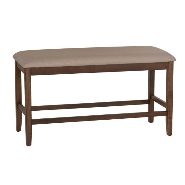 Linon Spiva Counter Backless Bench