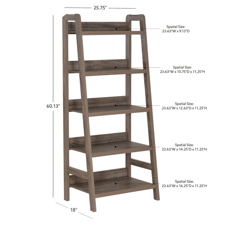 Linon Tracey Ladder Bookshelf - Image 9