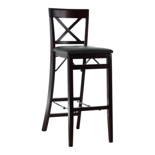 Linon Triena X-Back Folding Bar Stool