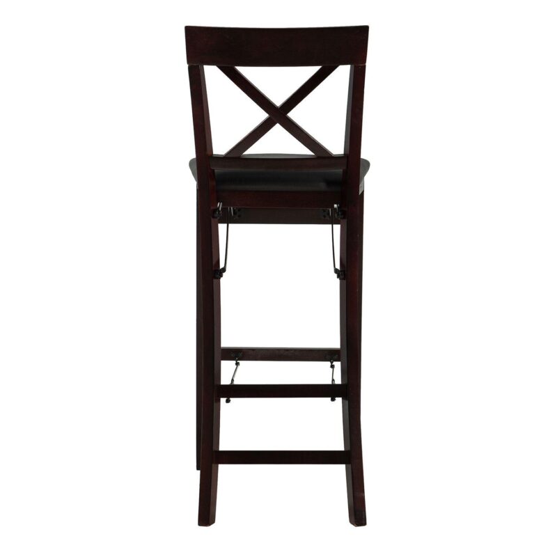 Linon Triena X-Back Folding Bar Stool - Image 6