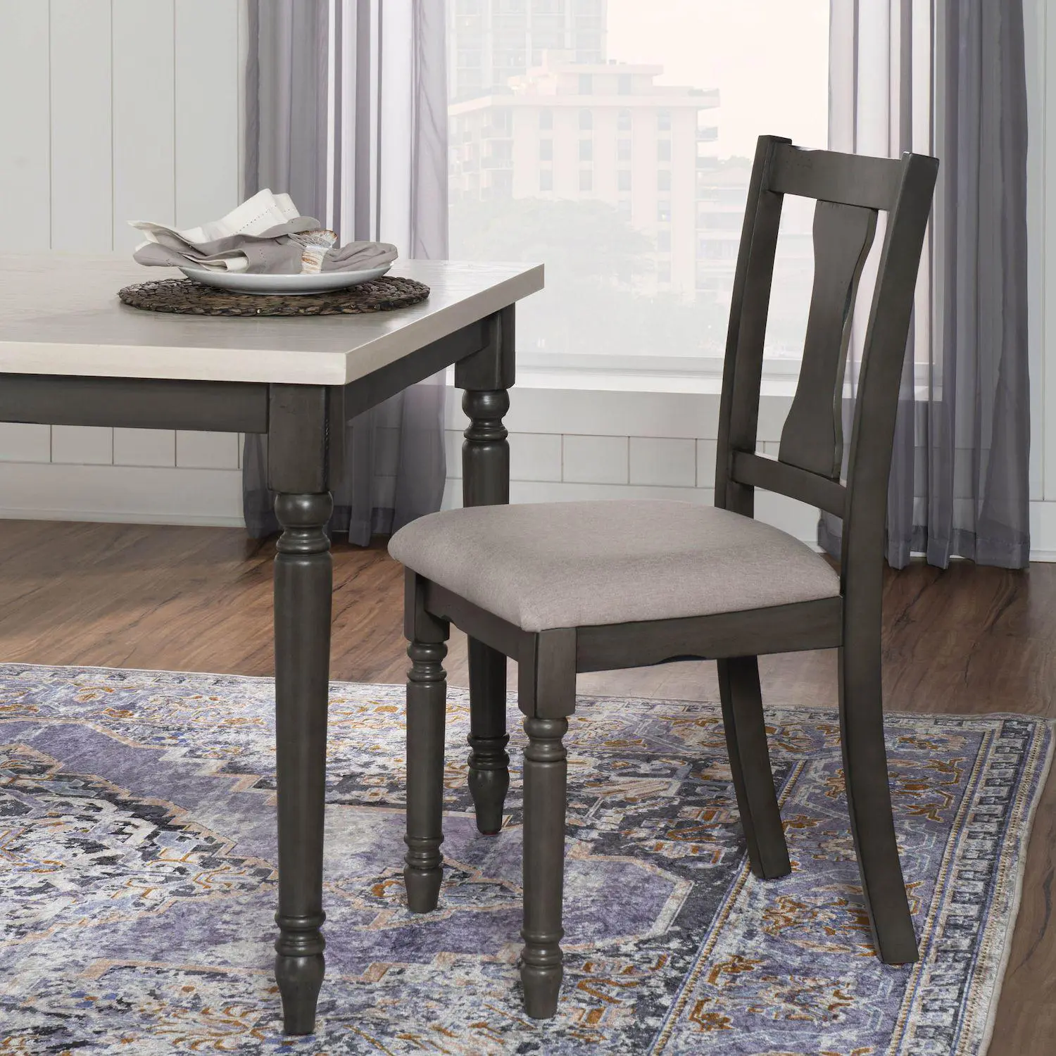 Linon Willow Dining Chair 2-piece Set 2 Linon Willow Dining Chair 2-piece Set - Image 2