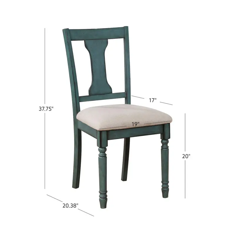 Linon Willow Dining Chair 2-piece Set - Image 12