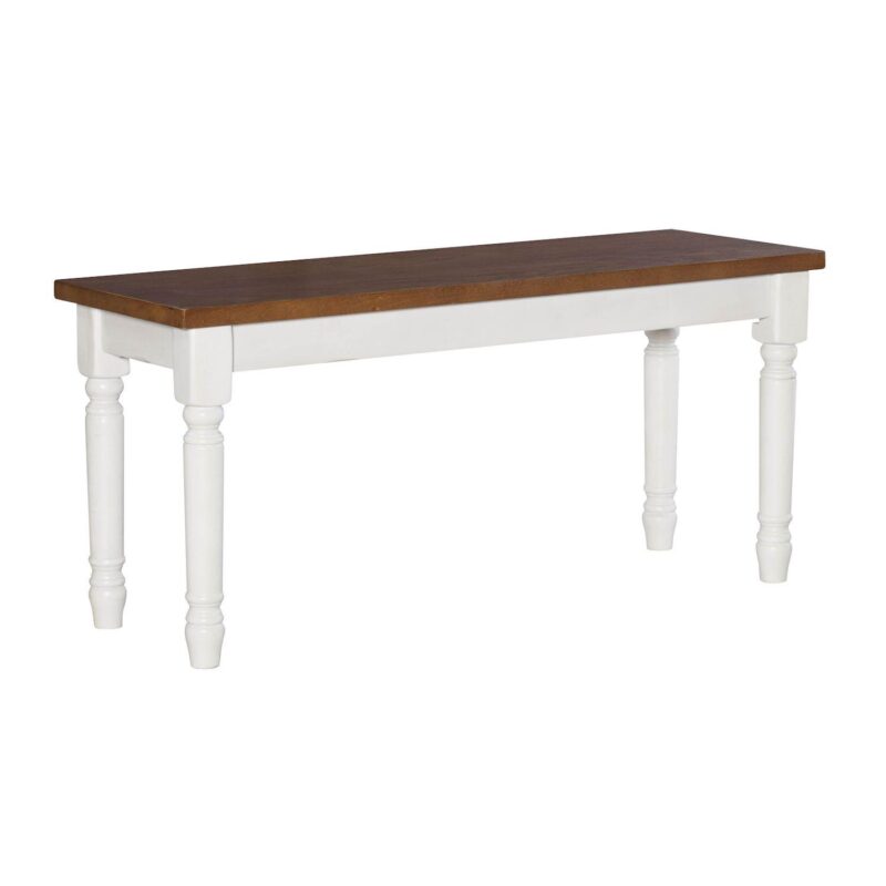 Linon Willow Two Tone Bench - Image 9