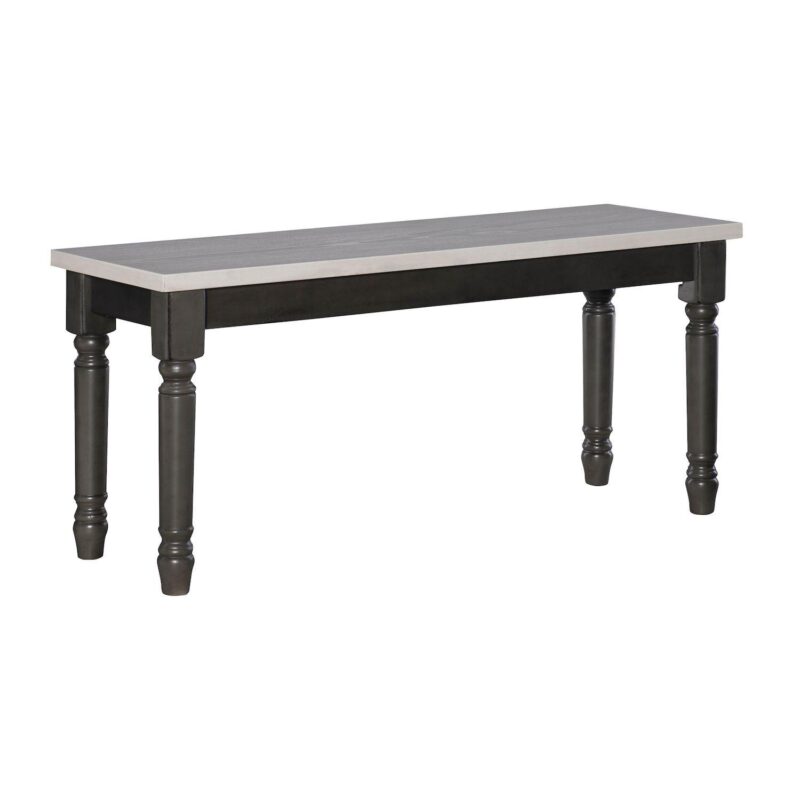 Linon Willow Two Tone Bench - Image 2