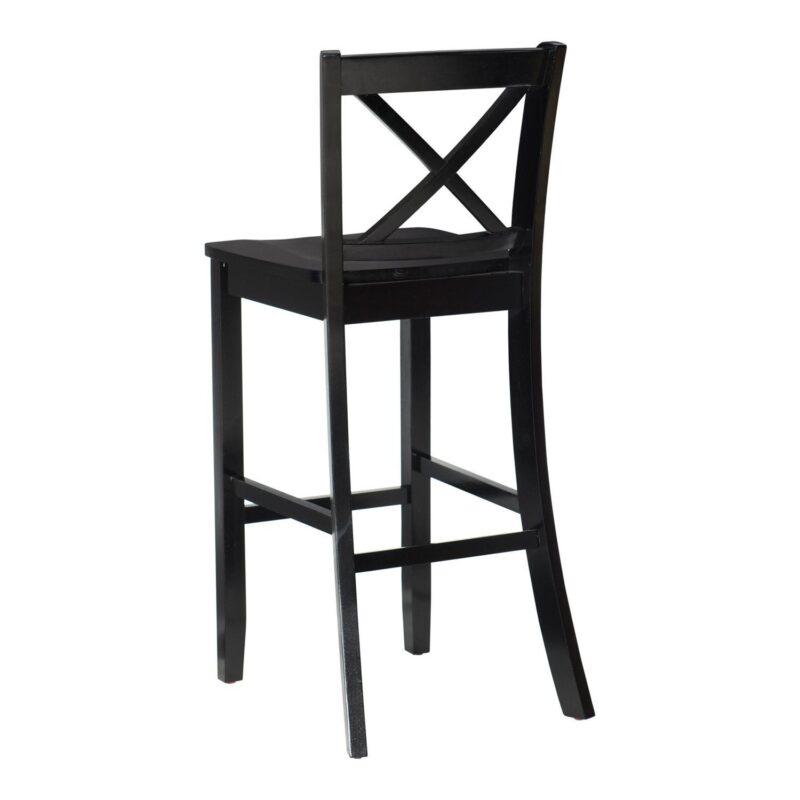 Linon X Back Bar Stool - Image 4