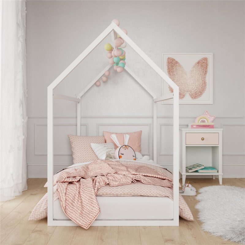 Little Seeds Skyler Metal House Twin Bed - Image 5