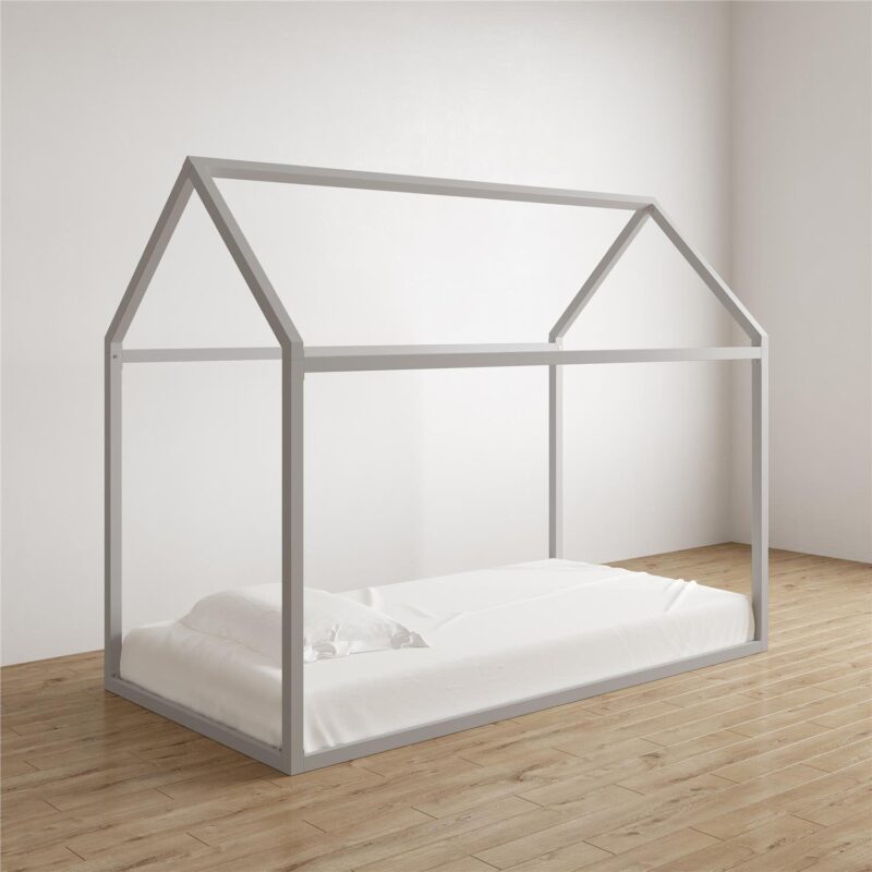 Little Seeds Skyler Metal House Twin Bed - Image 9