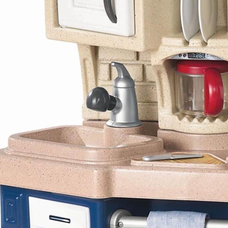 Little Tikes Super Chef 13-Piece Pretend Play Kitchen Toys Playset with Microwave, Oven and Coffee Maker, Multi-color- For Kids Toddlers Girls Boys Ages 3 4 5+ - Image 8