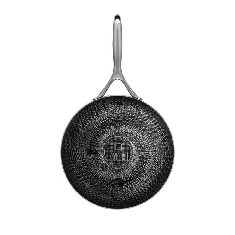 Livwell DiamondClad 10-in. Hybrid Nonstick Stainless Steel Frying Pan - Image 5